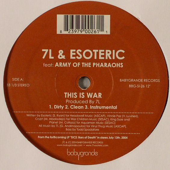 7L & Esoteric – This Is War