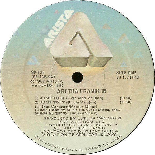 Aretha Franklin – Jump To It / Just My Daydream