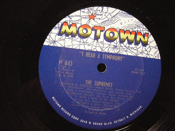 The Supremes – I Hear A Symphony